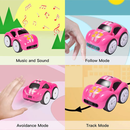 2.4G Electric Mini Remote Control Follow Sensor Car
