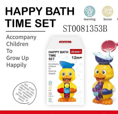 Happy Bath Time Set – Duck Waterfall Bath Toy for Babies
