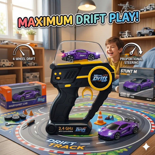 1:64 Scale RC Drift Car with App Control