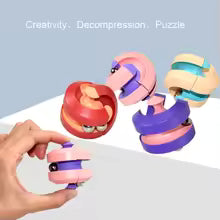 Bead Orbit Fidget Toy – Rotating Stress Relief Puzzle Ball for Kids & Adults