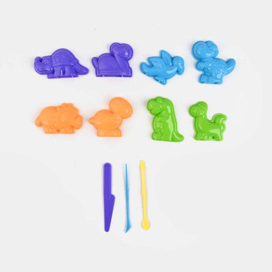 Dynamic Sand Play Set – Colorful Kinetic Sand with Animal Molds
