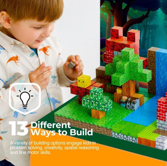 3D Magnetic Kingdom Adventure Princess Building Set