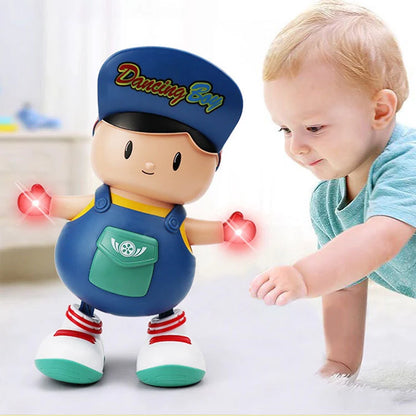 Dancing Cute Boy Toy with Lights & Music