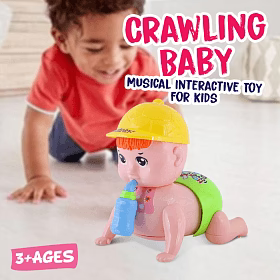 Crawling Baby with Music & Light B/O