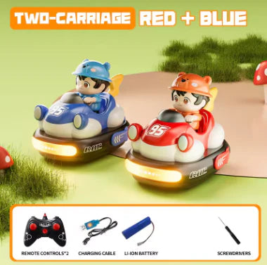 2.4G RC Battle Bumper Car – 2-Player Head Ejection Game