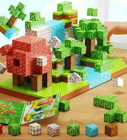 3D Magnetic Kingdom Adventure Princess Building Set