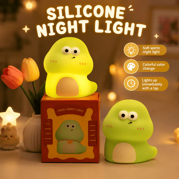 Cute Snake Silicone Night Light