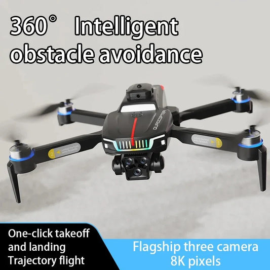 J6 Pro Intelligent Aerial Drone with Triple Camera & LCD Remote