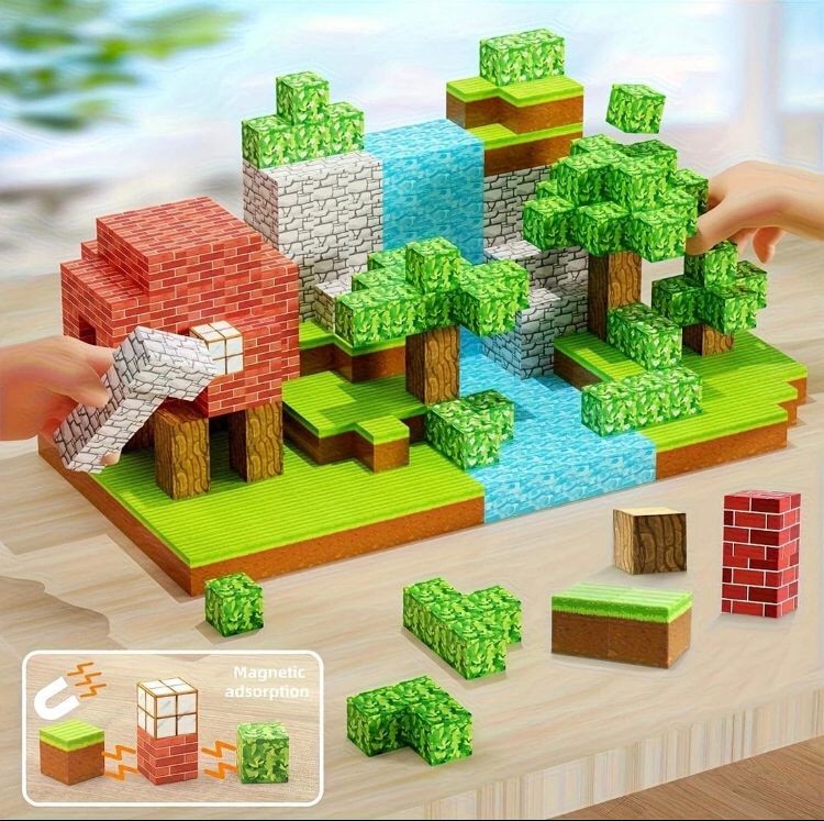 3D Magnetic Kingdom Adventure Princess Building Set