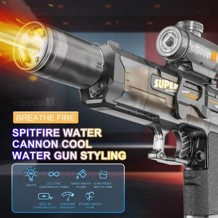 Automatic SharkMK Breathe Fire Electric Water Gun