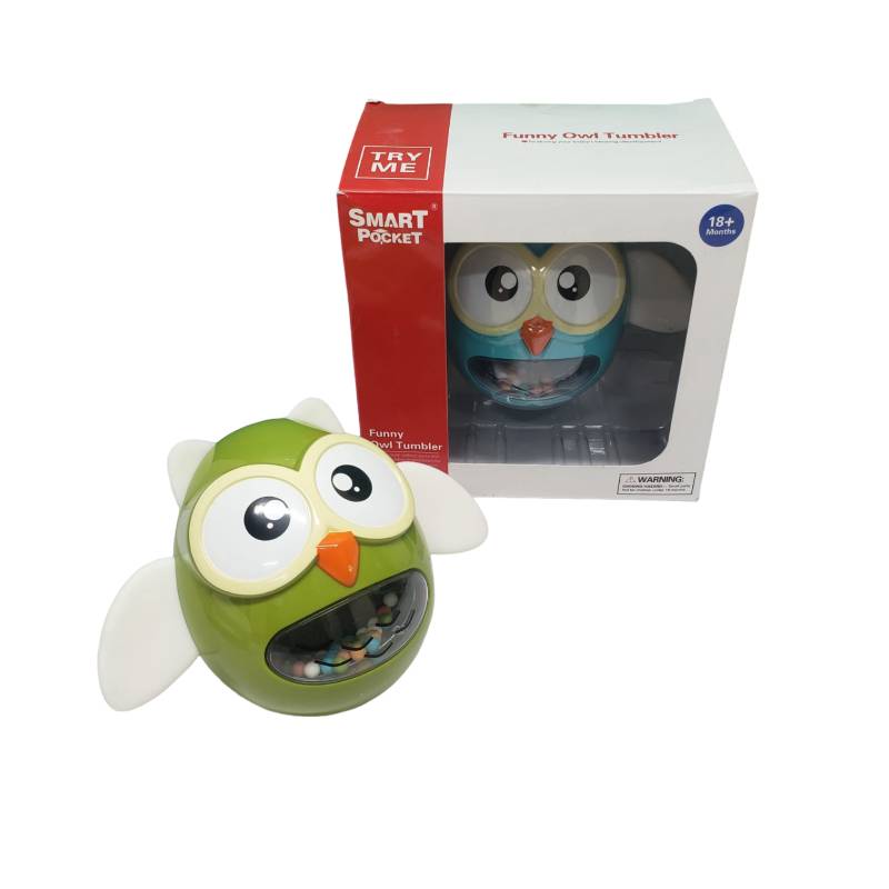 Funny Owl Tumbler Toy – Roly Poly Wobble Toy