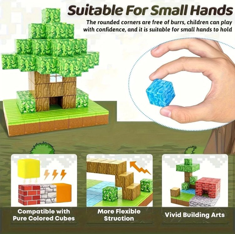 3D Magnetic Kingdom Adventure Princess Building Set