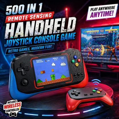 500 in 1 Remote Sensing Handheld Joystick Console Game
