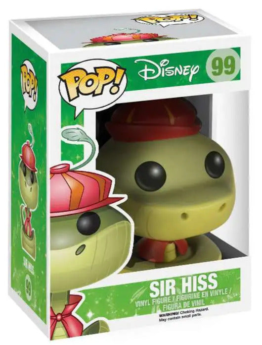 Funko PoP Disney Sir Hiss Funko Pop Figure (Damaged Box 5/10)