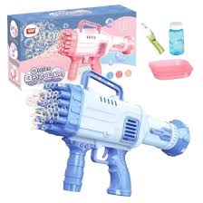Rocket Bubble Gun Machine – 32-Hole Automatic Bubble Blaster