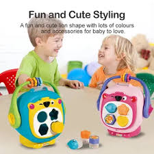 Baby Activity Cube Toy – Shape Sorting, Music & Learning Playset for Toddlers
