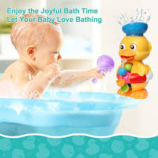 Happy Bath Time Set – Duck Waterfall Bath Toy for Babies