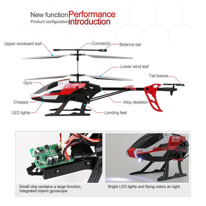 3.5 Channel RC Flood Dragon Helicopter – 2.4GHz Remote Control Toy