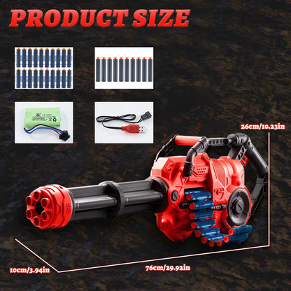 Auto Rotating Belt Soft Dart Blaster Gun