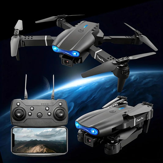 E99 Dual Camera Drone – 4K HD Foldable RC Quadcopter
