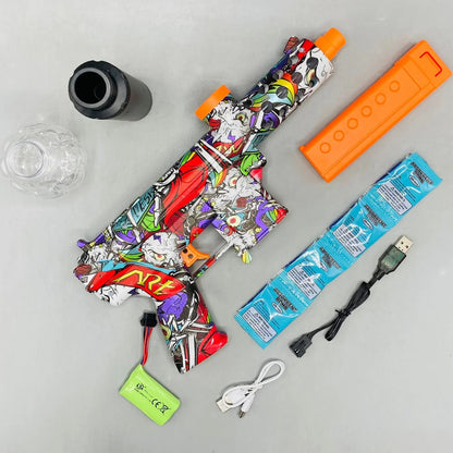 Automatic TEC-9 Cool Gel Ball Blaster with LED Light Effect