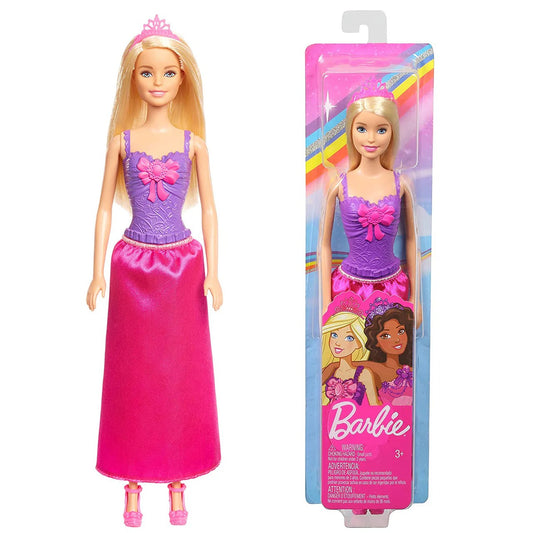 Princess Barbie Doll with Blonde Hair & Purple Dress