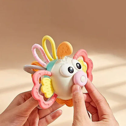 Lionfish Baby Teether & Sensory Rattle Toy