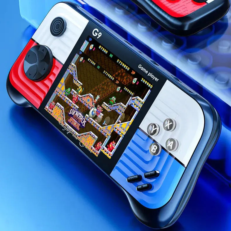 G9 Handheld Game Console – 666 Built-in Retro Games, Dual Controllers & TV Support