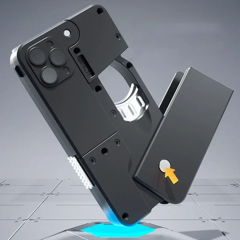 Folding Mobile Phone Soft Bullet Gun Toy