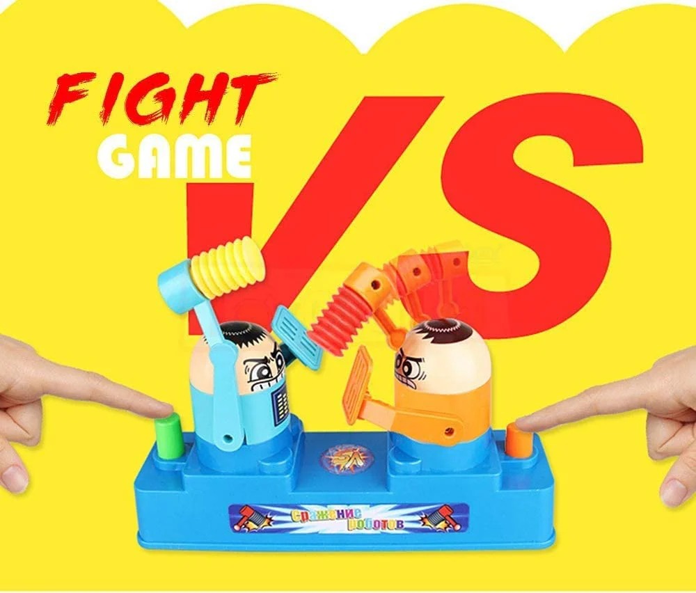 1 VS 1 Battle Fighting Boxing Game – Two-Player Interactive Hammer & Shield Toy