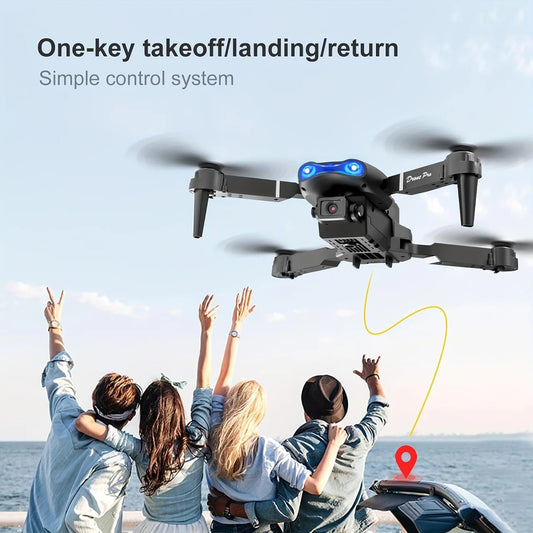 E99 Dual Camera Drone – 4K HD Foldable RC Quadcopter