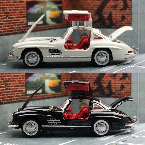 1:24 Diecast Mercedes Benz 300SL Classic Car Model