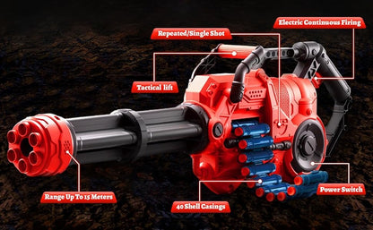 Auto Rotating Belt Soft Dart Blaster Gun