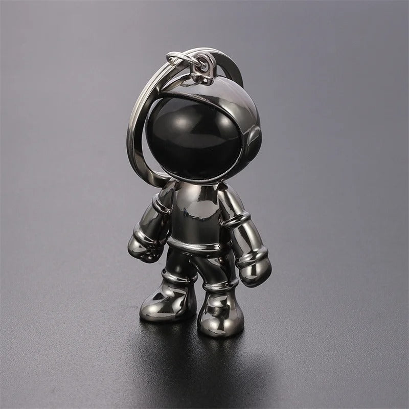 2Pcs 3D Astronaut Keychain – Hip Hop Space Robot Keyring