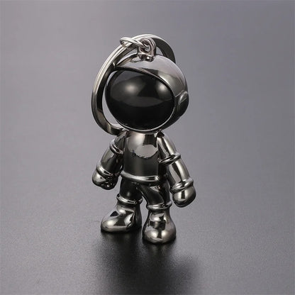 2Pcs 3D Astronaut Keychain – Hip Hop Space Robot Keyring
