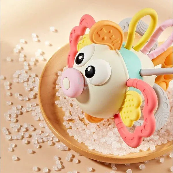 Lionfish Baby Teether & Sensory Rattle Toy