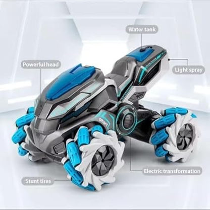 360° RC Stunt Motorcycle with Smoke, Lights & Sound