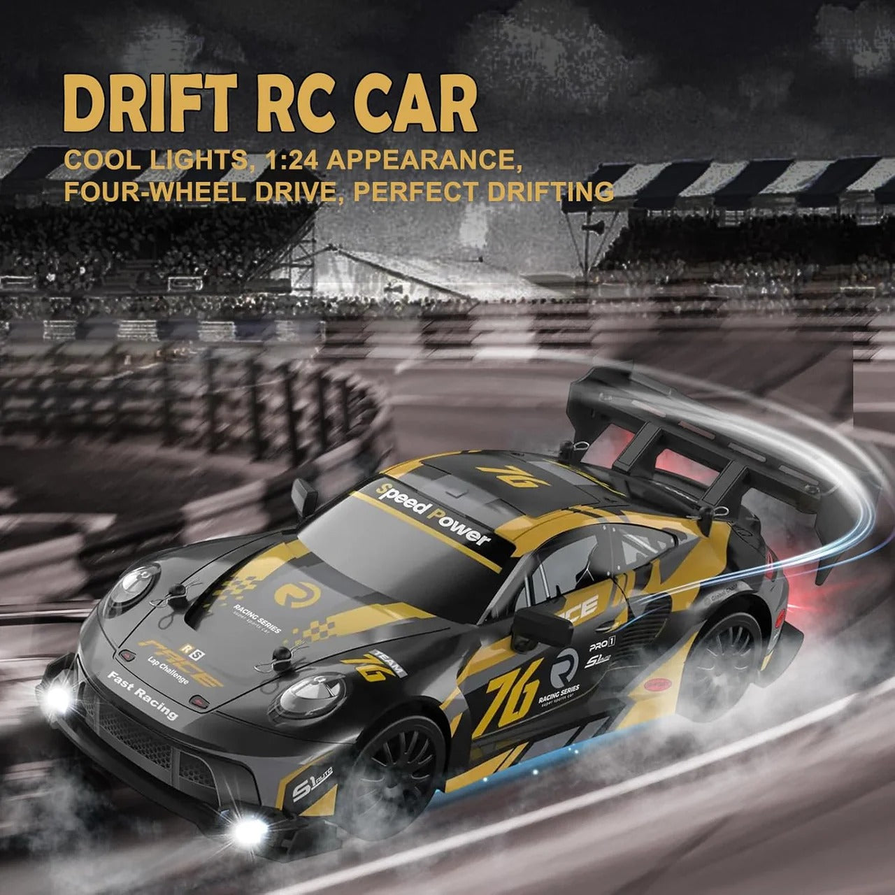 1:24 Scale 4WD RC Drift Car – High‑Speed Remote Control Car
