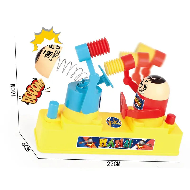 1 VS 1 Battle Fighting Boxing Game – Two-Player Interactive Hammer & Shield Toy