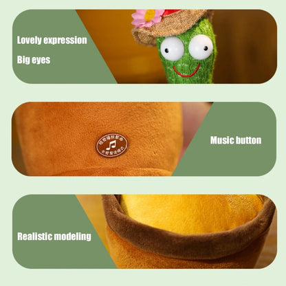 Cute Dancing & Talking Cactus Toy