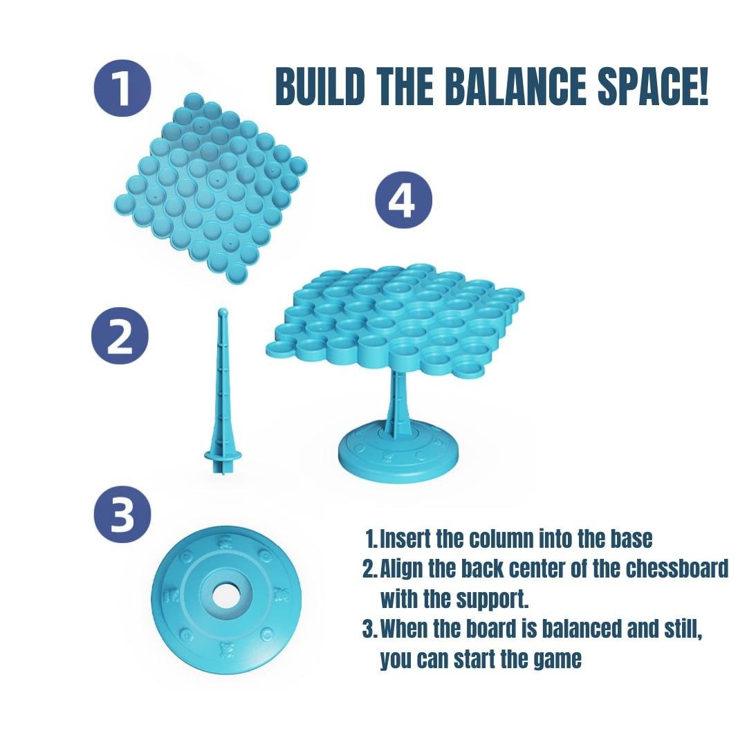 Spaceman Balancing Game (60pcs) – Fun Family Stacking & Balance Toy