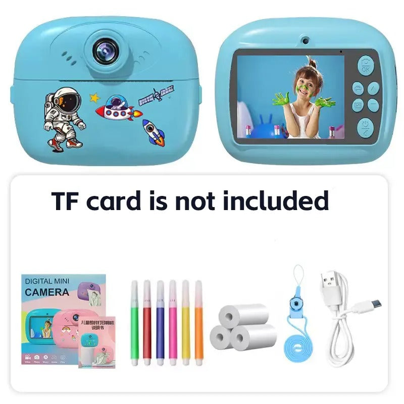 Multifunction Unicorn Instant Print Kids Camera – Dual Lens, Video & Photography