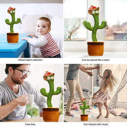 Cute Dancing & Talking Cactus Toy