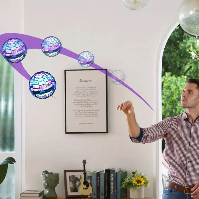 Flying Spinner Boomerang Ball – RGB LED Hand-Controlled Hover Ball Toy