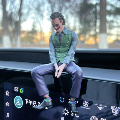 Dark Knight Joker Mounted Figurine