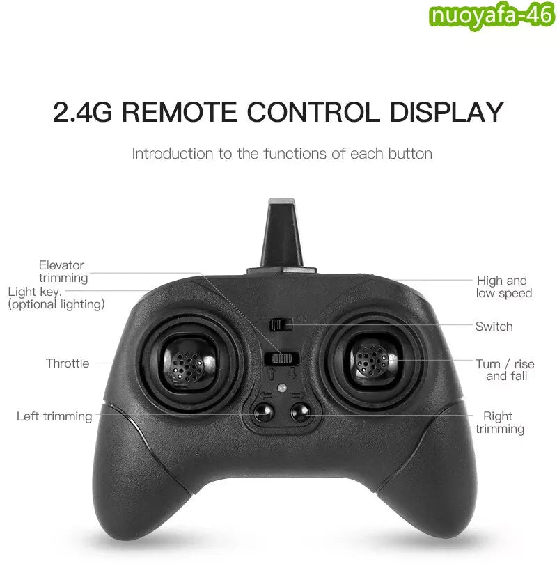 RC Galaxy Ship 2-in-1 Glider – Remote Control Airplane & Seaplane with Water Landing