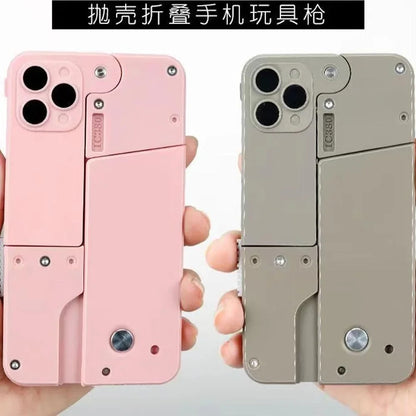 Folding Mobile Phone Soft Bullet Gun Toy