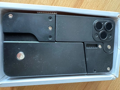 Folding Mobile Phone Soft Bullet Gun Toy