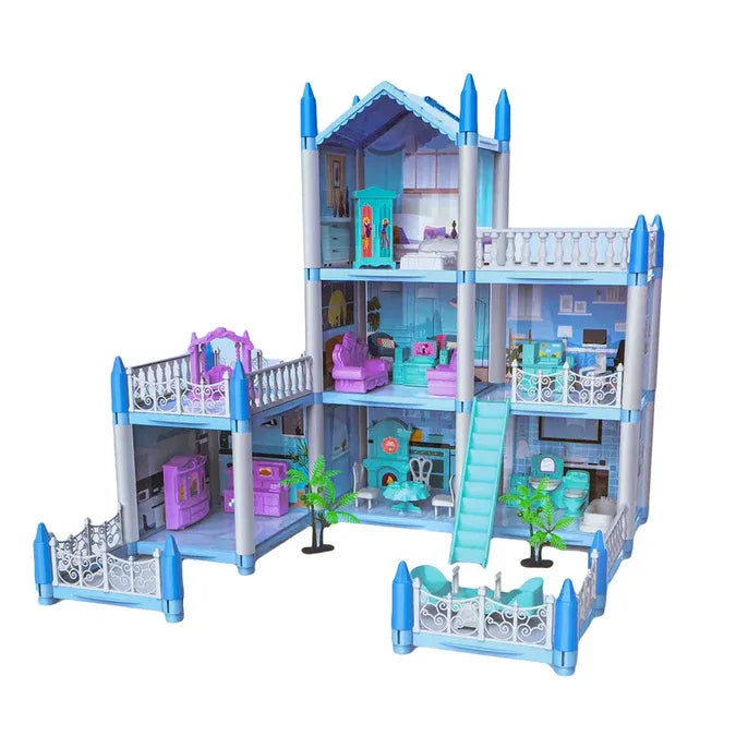 DIY Beautiful Home Dollhouse Playset