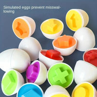 Matching Eggs Shape & Color Sorting Puzzle